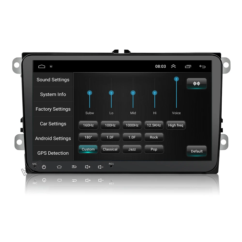 9 дюймовый Автомобильный плеер Android 10 0 четырехъядерный радио GPS без DVD для vw Volkswagen