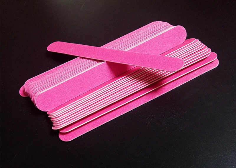 10 шт./лот профессиональные деревянные пилки для ногтей буферы наждачной бумаги