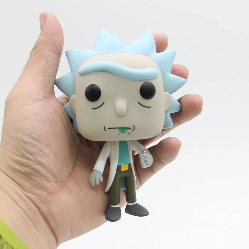 10 см Rick e Morty Carino виниловые фигурки коллекция Modello Giocattoli senza Scatola Al Minuto|Игровые и