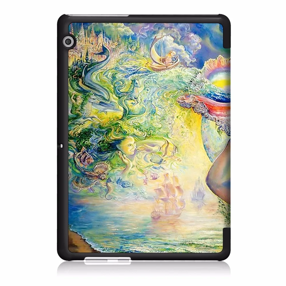 Умный чехол для Huawei Mediapad T3 10 9 6 AGS L09 L03 Модный планшета из искусственной кожи с