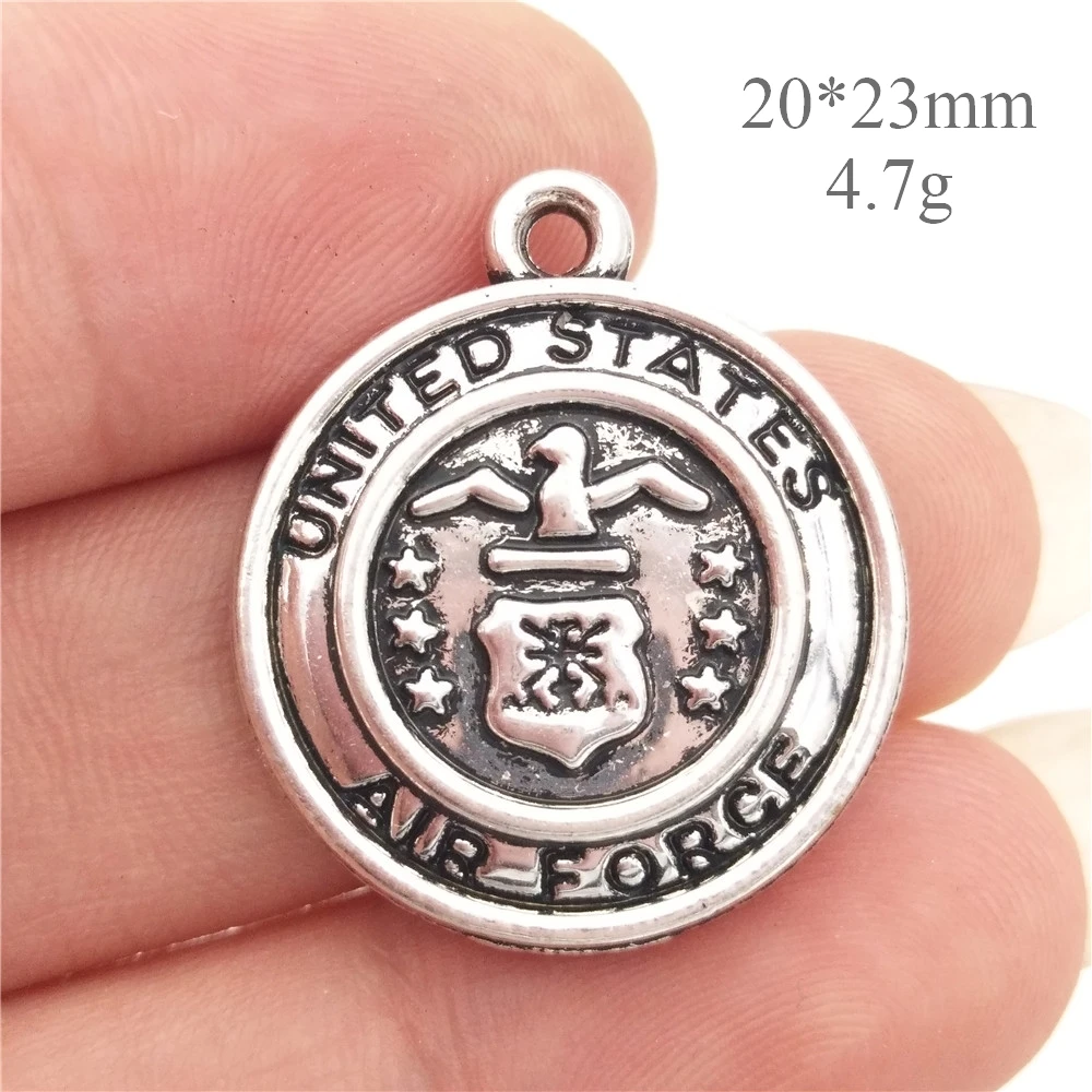 Навальный 30 штук в лоте цинковый сплав металл США воздушные силы Подвески