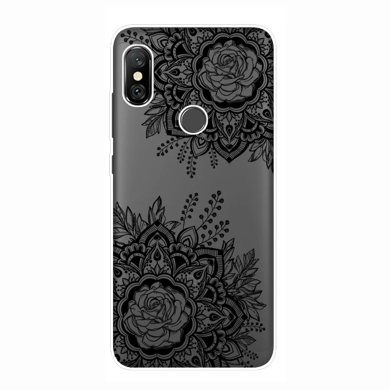 Силиконовый прозрачный Футляр для Xiaomi Redmi Note 6 Pro мягкий цветной чехол из ТПУ pro |