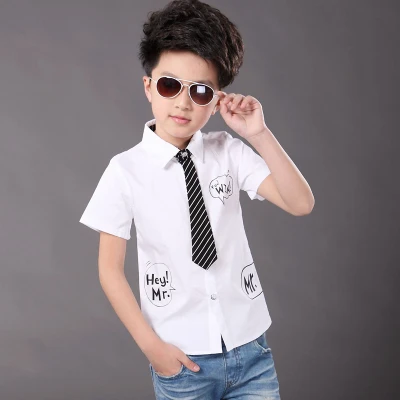 Новые повседневные рубашки для мальчиков Белые и розовые Garcon 6BBL119|shirt italian|shirt silkshirts for large dogs |