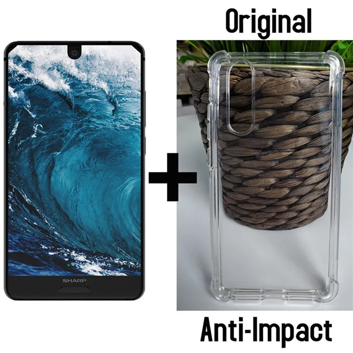 N case SHARP AQUOS S2 c10 мобильные телефоны Android 8,0 4 Гб+ 64 Гб 5,5 ''FHD+ Snapdragon 630 2,2 ГГц Восьмиядерный 12МП 4G смартфон - Цвет: N case