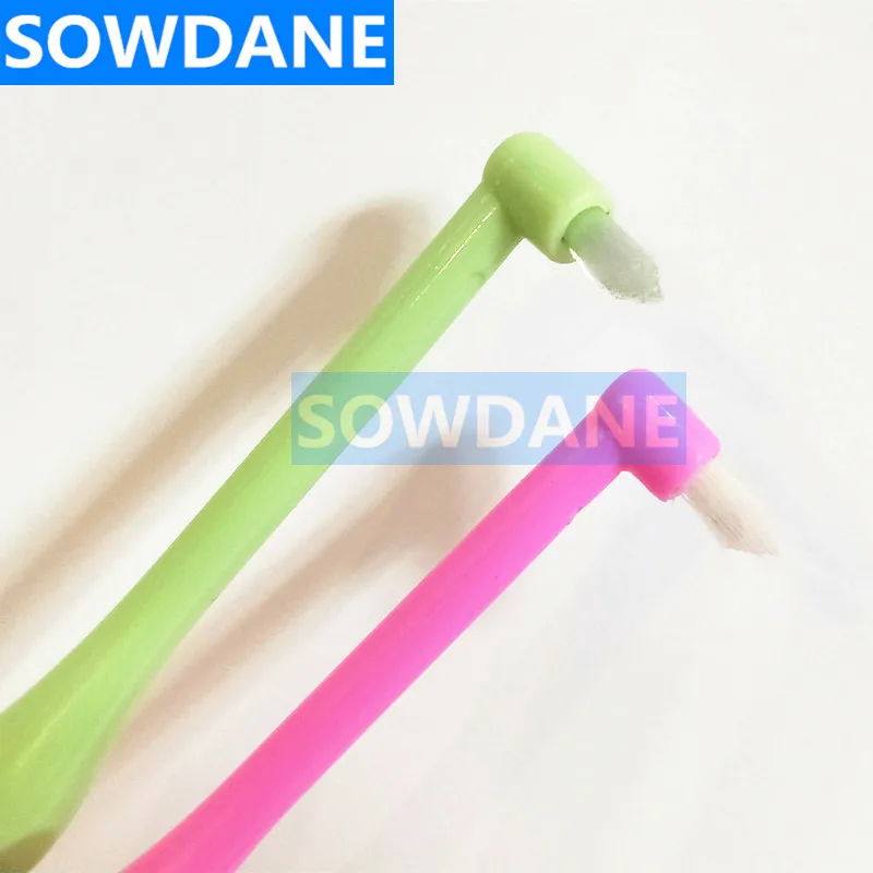 Ортодонтическая зубная щетка потертая межзубная маленькая головка Глубокая