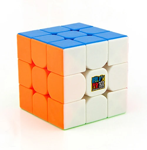 Colorful Moyu Cubing класс 3x3x3 MF3RS волшебный куб головоломка без наклеек Профессиональный скоростной куб magico Развивающие игрушки для детей - Цвет: Colorful