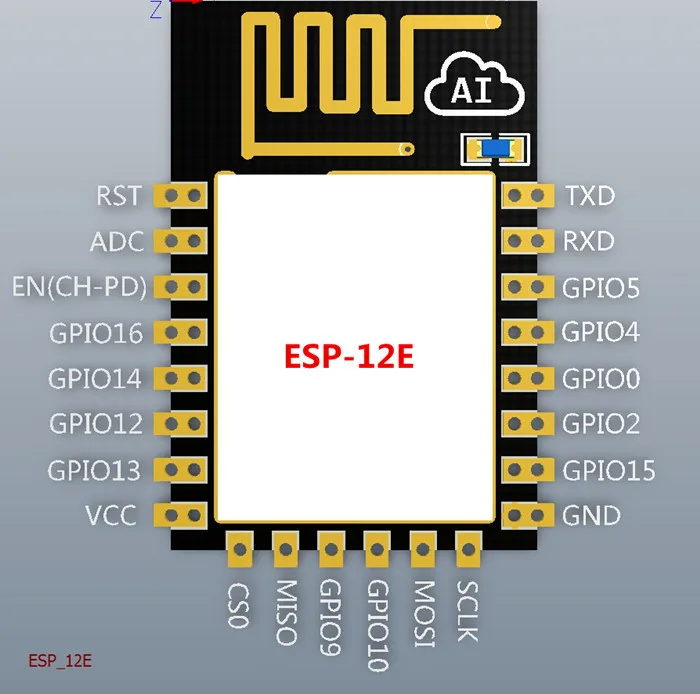 1 шт. отличная это версия 1 шт. ESP-12F ESP-12E ESP8266 удаленный последовательный порт wifi беспроводной модуль