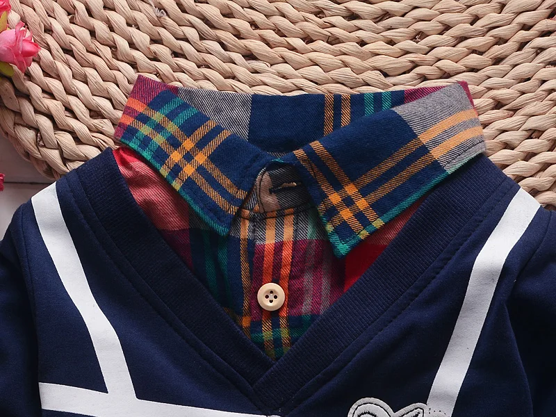 BibiCola Baby Boys Clothing Sets Spring Autumn New Children Girls Striped Tracksuit Set Toddler sets |