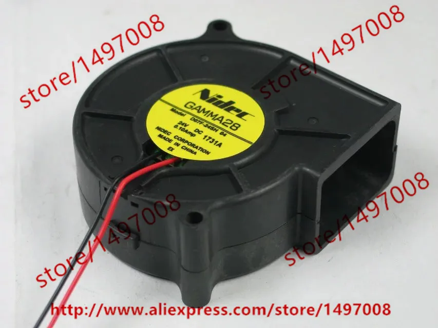 Охлаждающий вентилятор для сервера Nidec D07F-24SH 04 DC 24V 0.10A 75x75x30 мм