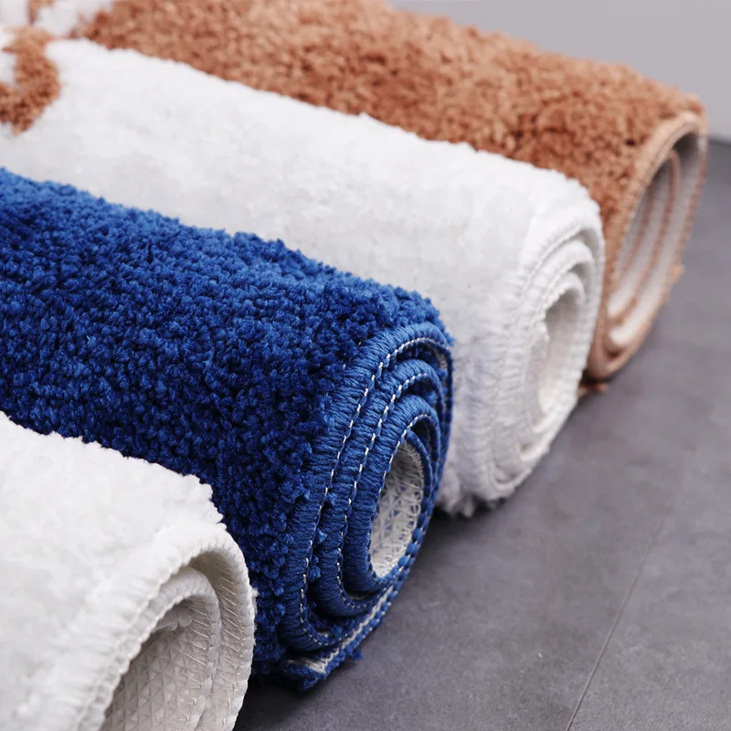 

Dropshipping Welcome White Blue Fish Decor Soft Skin Doormat Indoor Outdoor Doormat Water absorption non-slip Mat Rug Carpet