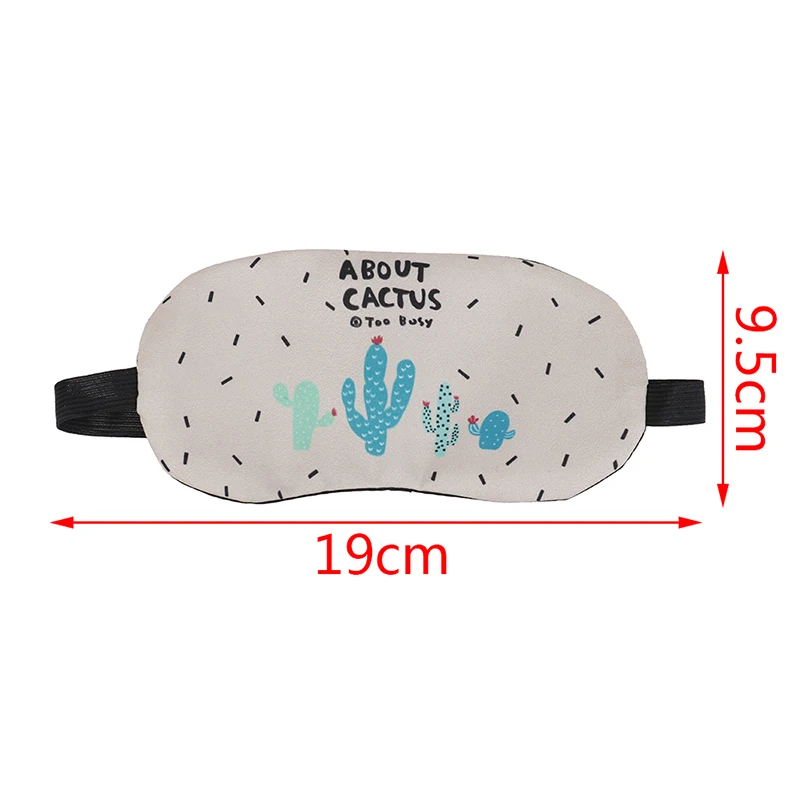 

1pc Cartoon Animal Eyepatch Soft Padded Sleep Shade Cover Sleeping Aid Eye Patch Cute Sleeping Mask Comfort Rest Relax Blindfold