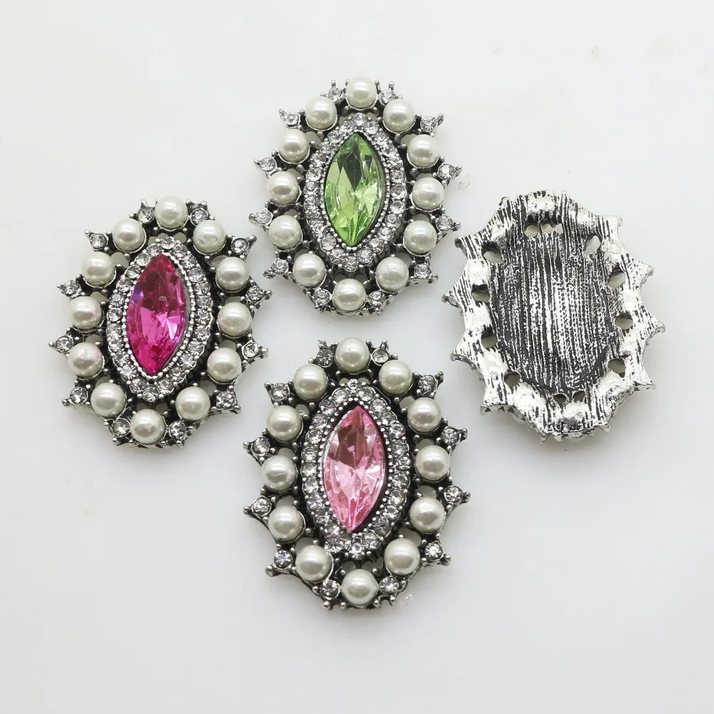 5 шт. декоративные акриловые пуговицы для одежды 25 х32 мм|rhinestone buttons|buttons fashionfashion