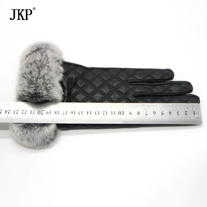 Женские зимние перчатки из 2020 натуральной овечьей шкуры женские теплые модные