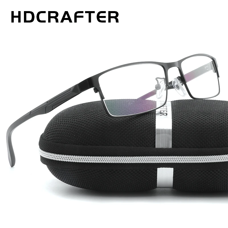 Hdcrafter Для мужчин металлические Оправы для женских очков унисекс высокое качество