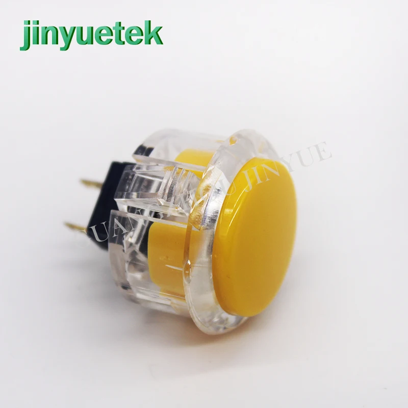 30mm kit arcade push sanwa buttons 5v led game machine Clear Edge button crystal For Jamma DIY Arcade Joystick | Спорт и развлечения