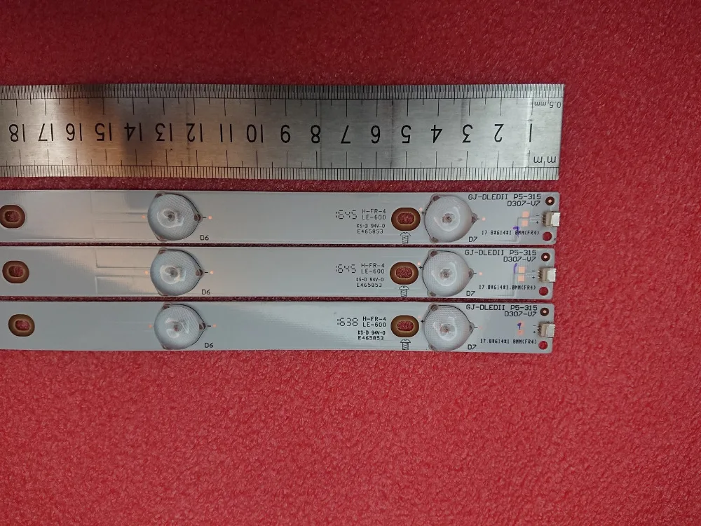 3 шт./компл. светодиодный полосы для 32PHT4032 32PFT5300 Sony KDL-32R300B 32PHT4509 TPT315B5 GJ-D светодиодный II P5-315 D307-V7 V1 V6 715B0059L01000004R