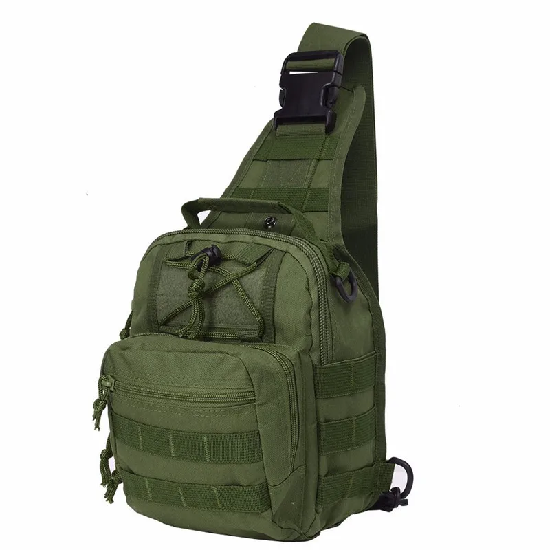 OD Тактическая Сумка Военная Molle пакет рыболовные походные рюкзаки охотничьи сумки спортивный нагрудный слинг рюкзак на плечо альпинистский рюкзак - Цвет: OD