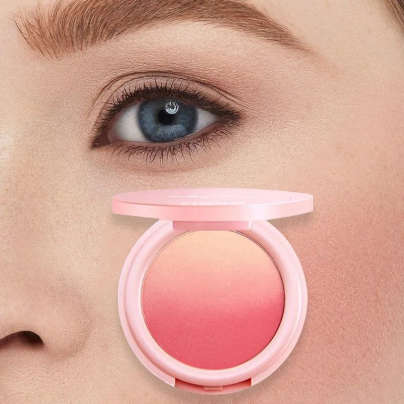 Румяна для щек пудра макияжа 4 цвета румяна разных цветов компактная основа лица