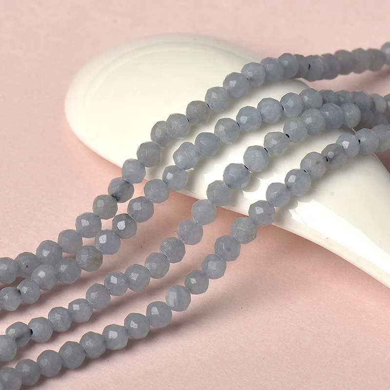 

Cutting 3mm-2mm gray color stone beads Created for Angel rock stone Loose Beads for diy accessories