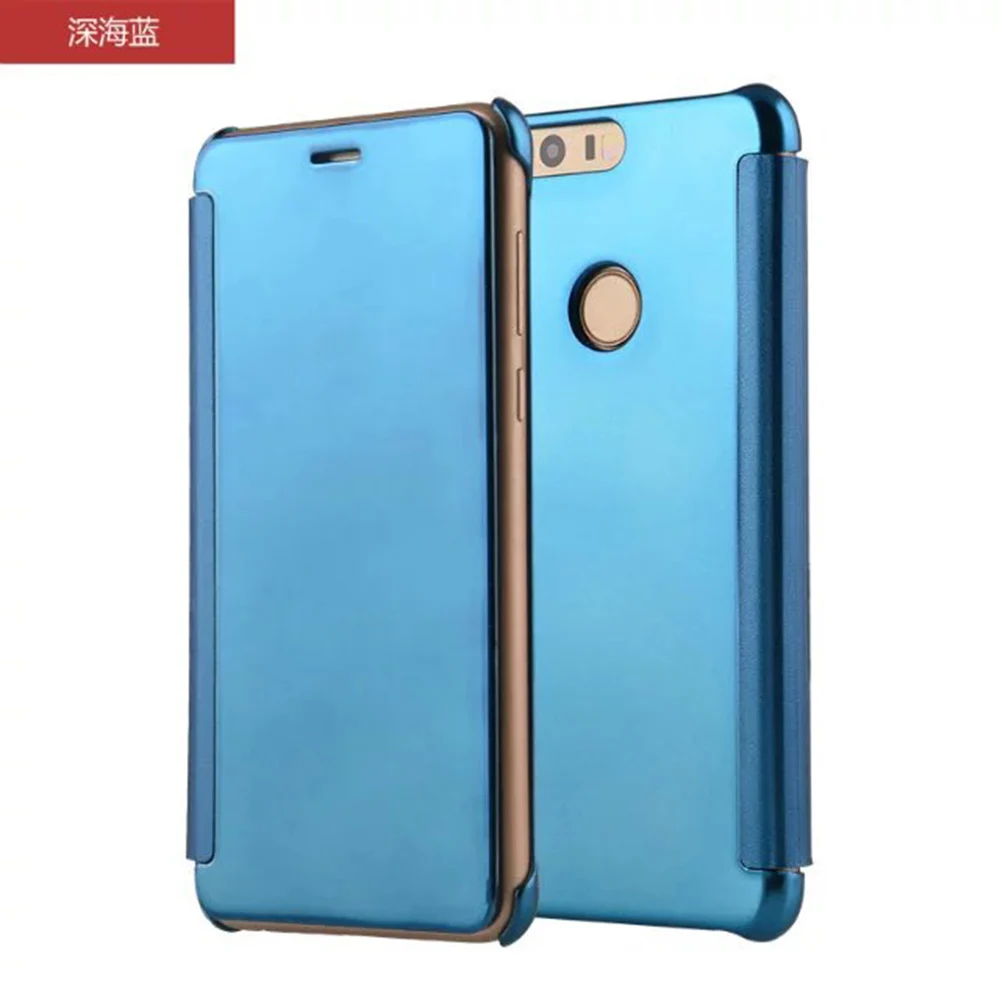 Для huawei honr 8 крышки случая мода УФ Покрытие Зеркало Откидная крышка чехол для honor