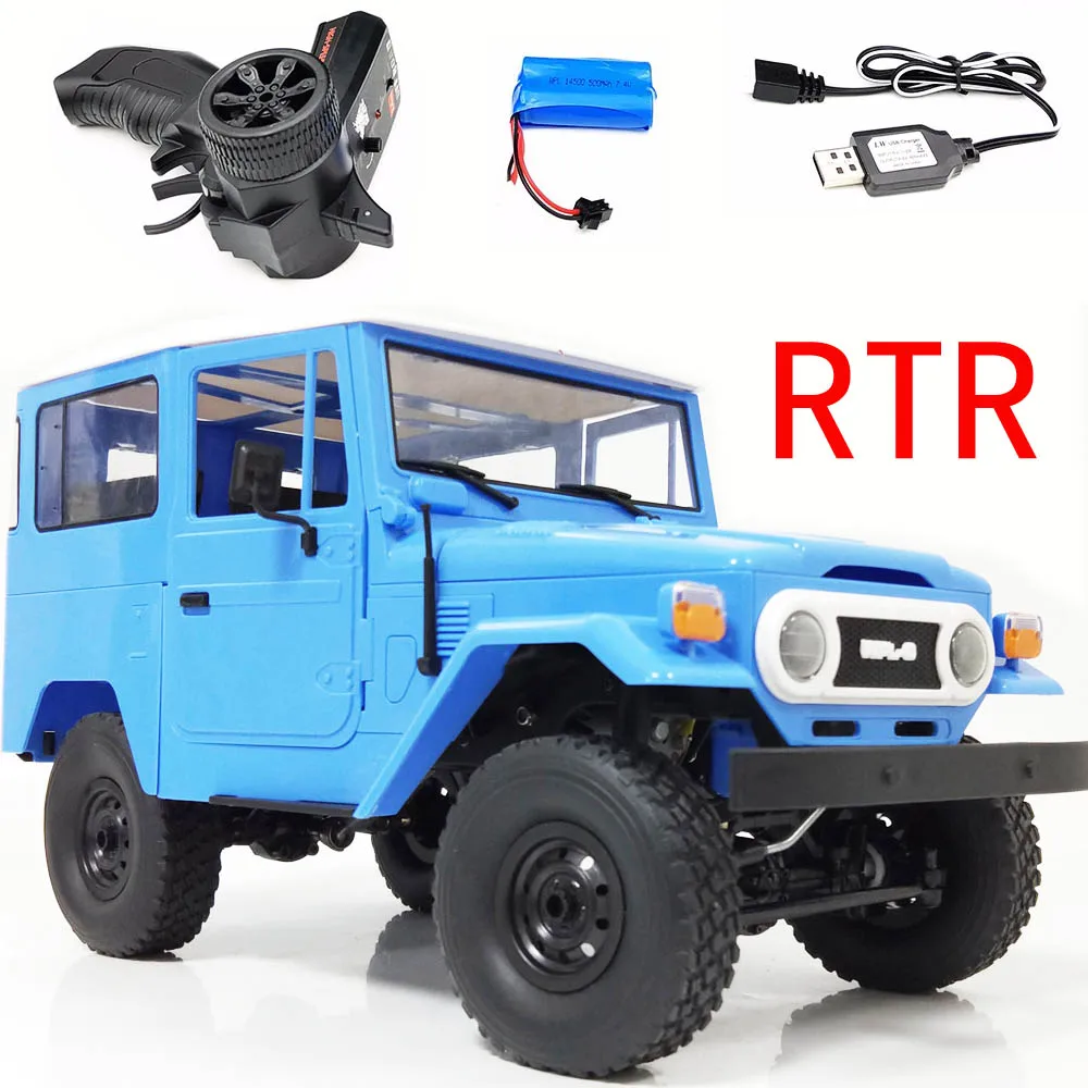WPL C34 RTR FJ40 четырехколесный привод для скалолазания по бездорожью с дистанционным