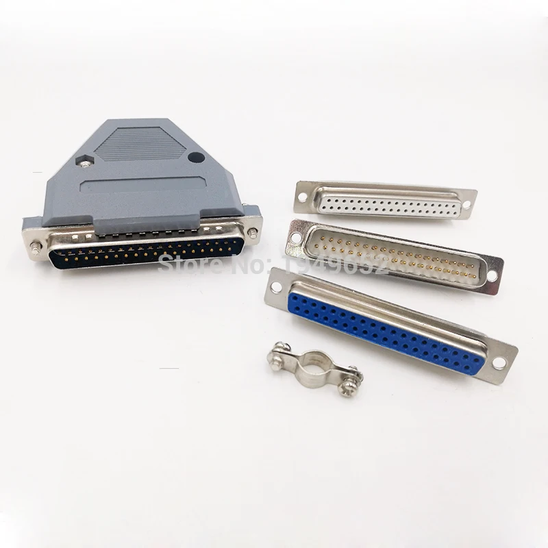 DB37 VGA plug Parallel Port 2row D sub connector 37hole/pin male&female