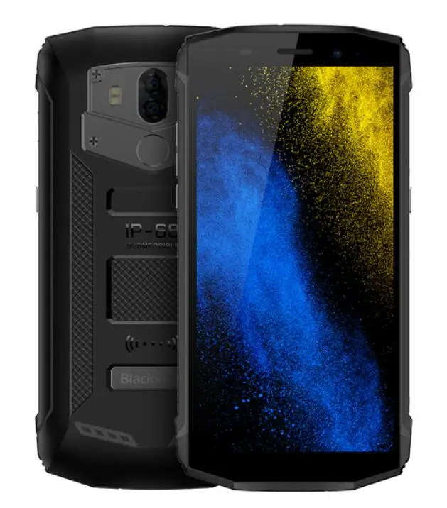 Оригинал Blackview BV5800 2 GB 16 5580 mAh быстрая зарядка 5 "HD + MT6739 4 ядра 13MP Android 8 1 IP68