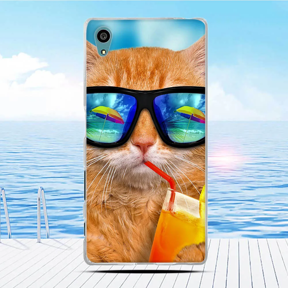 Чехол для Sony Xperia Z5 E6003 E6633 E6653 E6683 мультяшный 3D рельефный рисунок задняя крышка из
