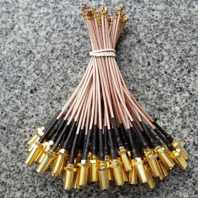 10 см RG178 кабель SMA женский к IPX U.FL коаксиальный Пигтейл адаптер разъем Jack RG 178