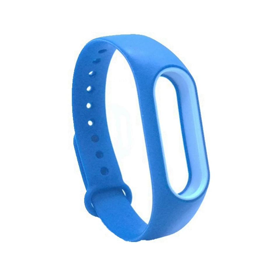 Colorful smart strap Double Color Replace Wrist Band For Xiaomi Miband Mi band 2 Smart Bracelet present | Электроника