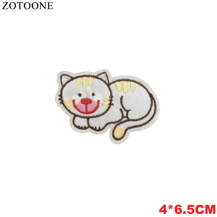 PE1434CT ZOTOONE единорог животные Parches вышивка утюг на патчи для одежды DIY продукты полосатая одежда НЛО Наклейки Аппликации E - Цвет: PE1434CT