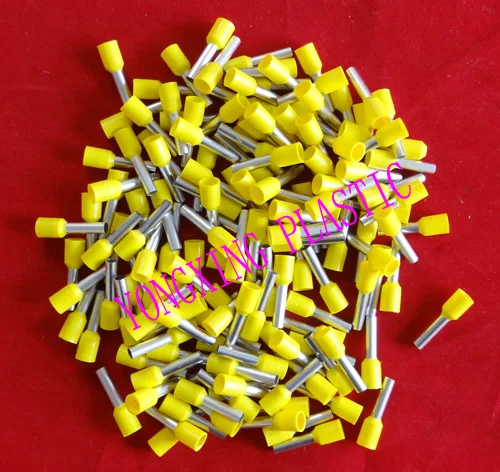 

100 PCS/lot E1510 #16(1.5mm square) red color cable connector splice insulated terminal block kit wire cable ferrules