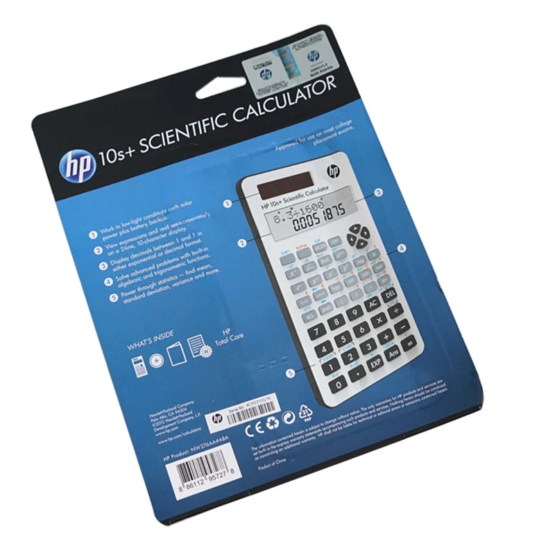 HP10S+ Calculator Actuary Exam Trigonometry Double Line Display Algebra Triangle Statistics Mathematical Functions | Компьютеры и офис