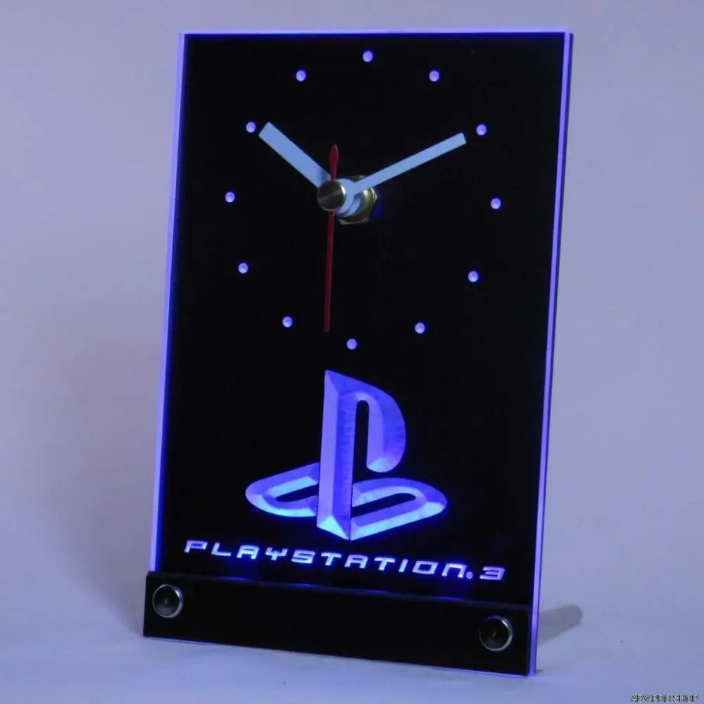 Tnc0193 Игровая приставка PS3 настольные 3D светодиодные часы|3d led clock|3d clockclock |