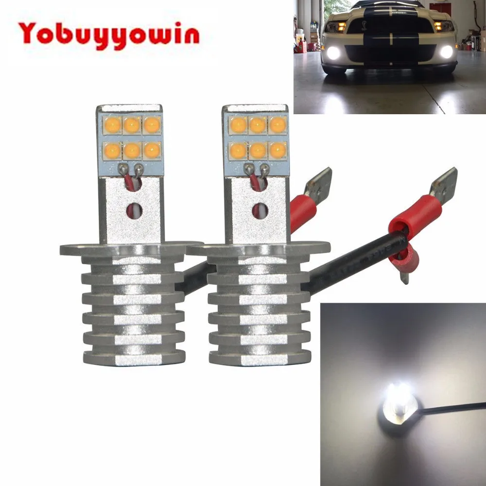 Par Lampada Led H1 H3 12 cree chip Leds 60W Efeito 12v Farol De Milha /luz de neblina|led h3|lampada led h312 |