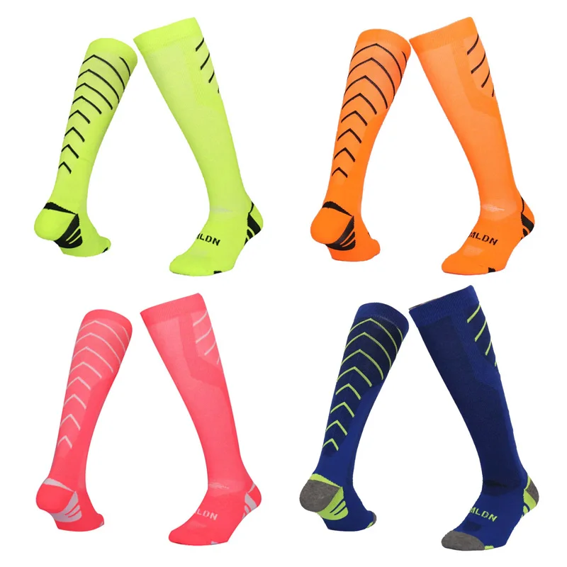 

Top quality 2019 sport men long thick football socks kids boys soccer durable socks adult basketball sox thickening soccer socks