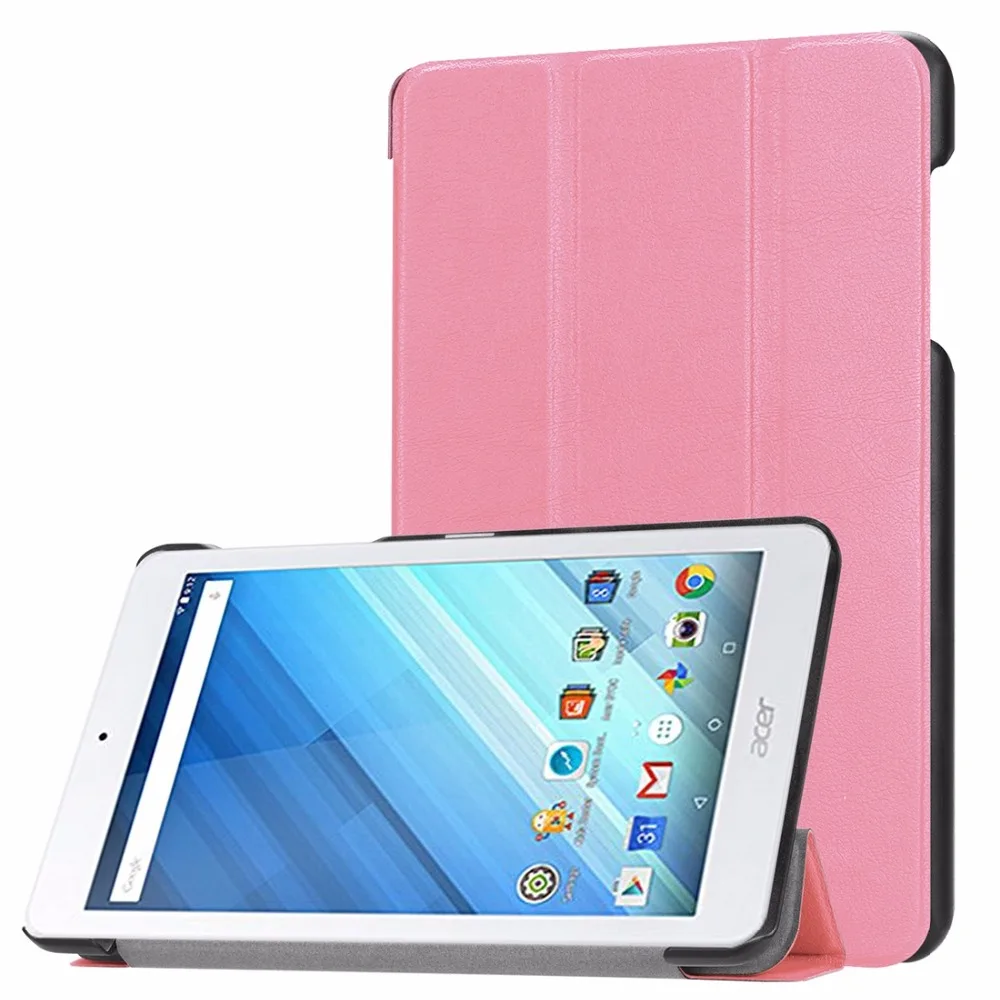 Для Acer Iconia One 8 B1 860 Tablet Tri Fold Custer текстура горизонтальный флип защитный чехол из