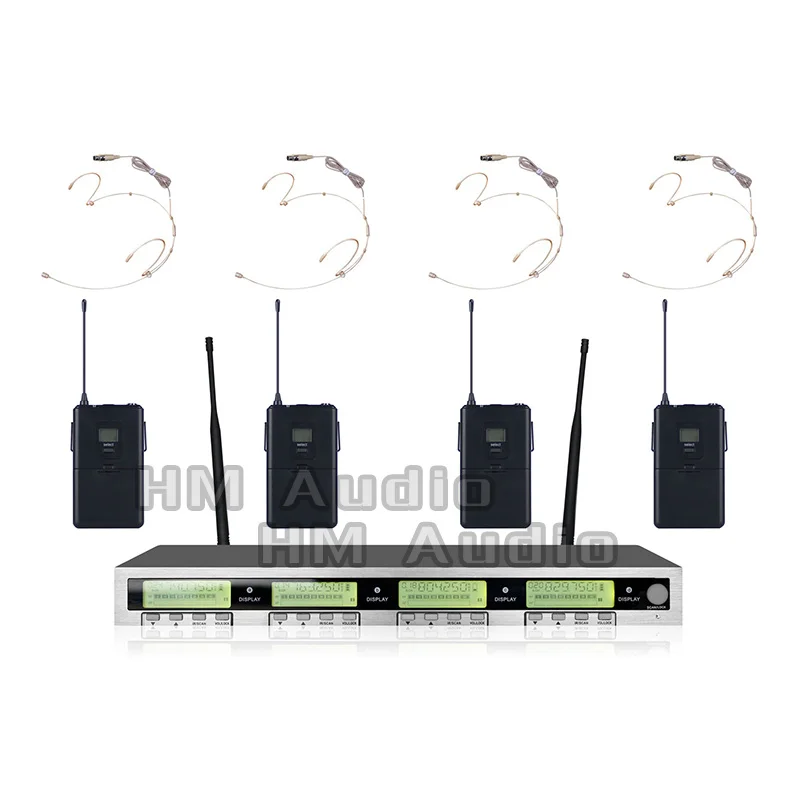 Новый высококачественный профессиональный ручной беспроводной микрофон AWT400 4