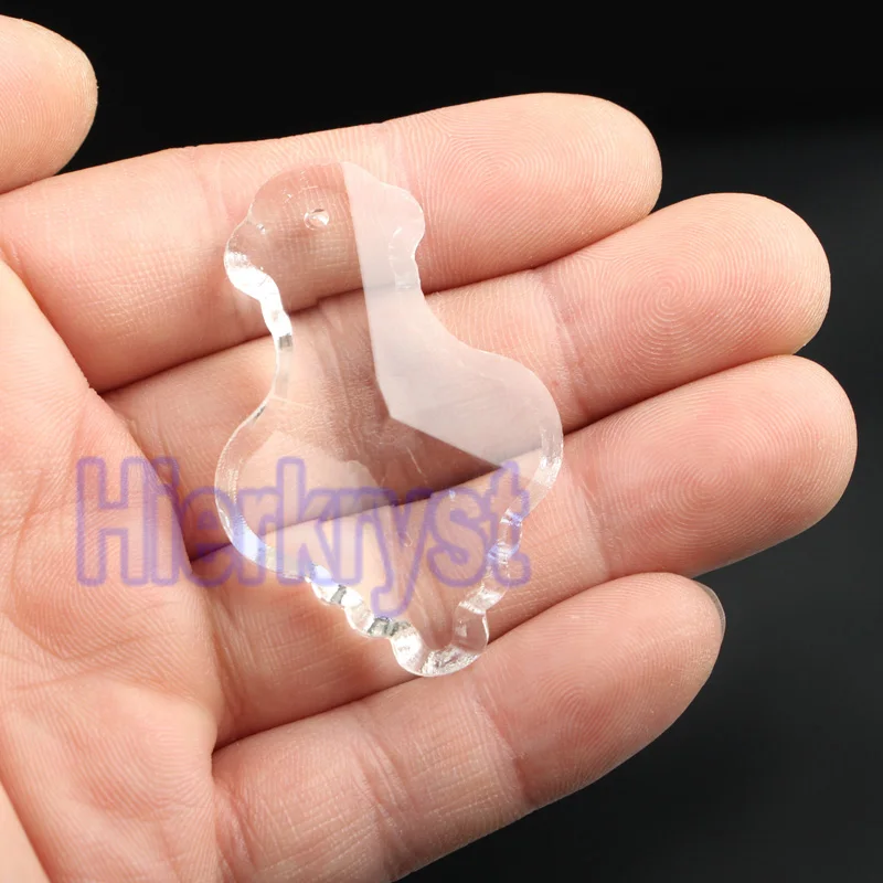 HIERKYST 1 pc K9 Glass Crystal Prisms Pendants Chandeliers Parts Lustres Rainbow Lamp Lighting Hang Drops 50mm 2&quot #1952 | Лампы и
