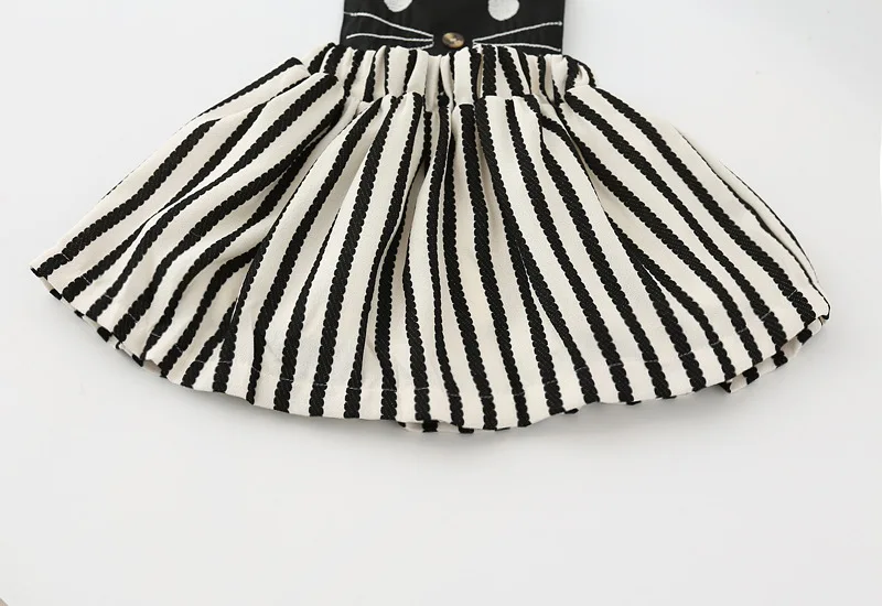 TTONCEN/летнее платье в полоску с рисунком кота для девочек одежда принцессы Детский