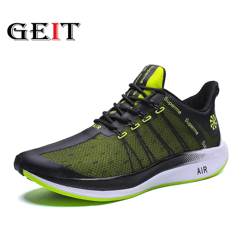 Мужские кроссовки наивысшего качества легкие дышащие с сеткой удобные уличные