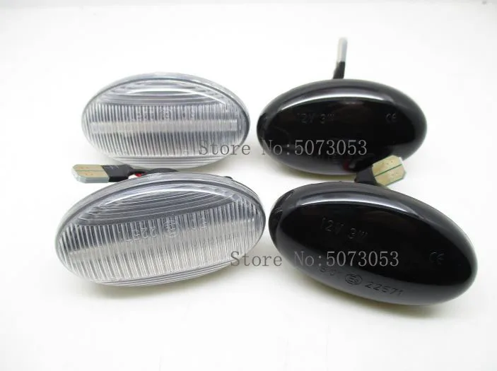 2 шт. светодиодные боковые габаритные фонари повторитель поворотов для Mercedes Benz