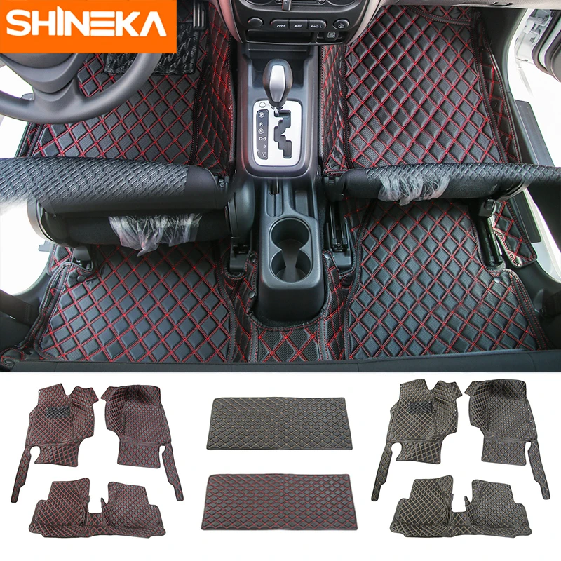 Напольный коврик SHINEKA для Suzuki Jimny 2007 + кожаный салона автомобиля багажника