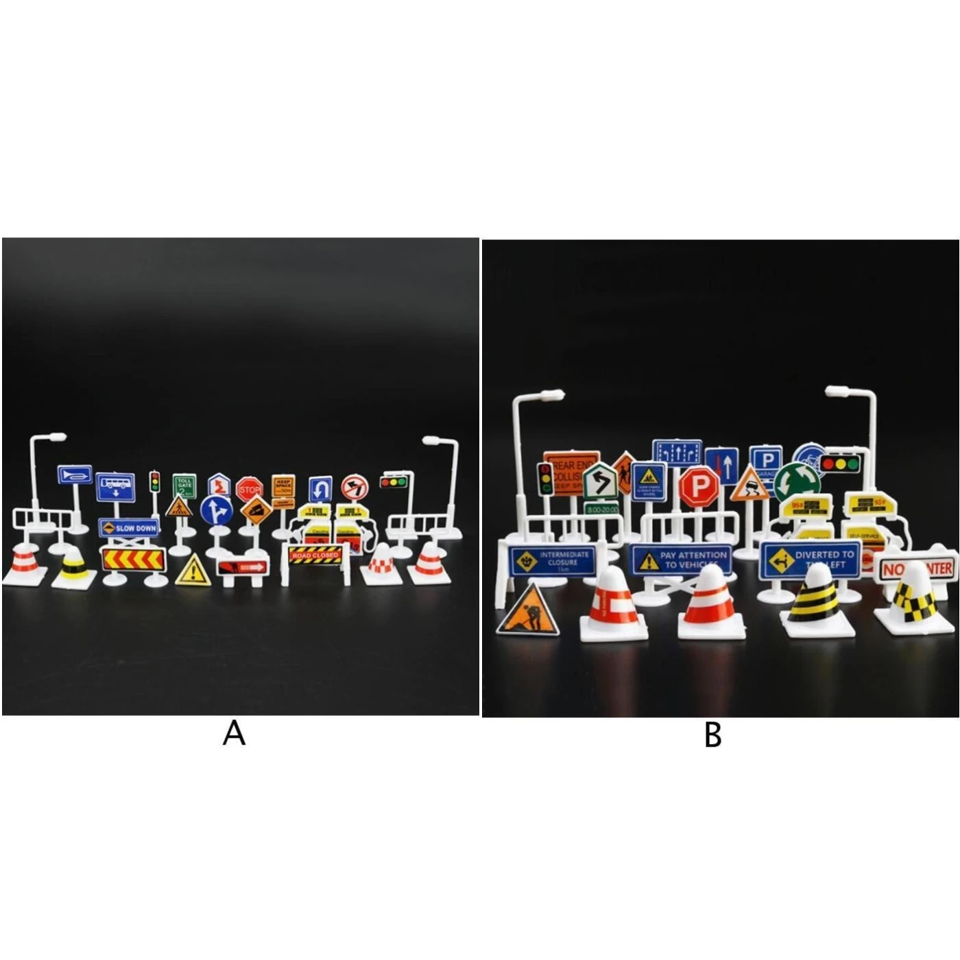 Английский дорожный знак игрушки для детей игры Обучающие самособираемые