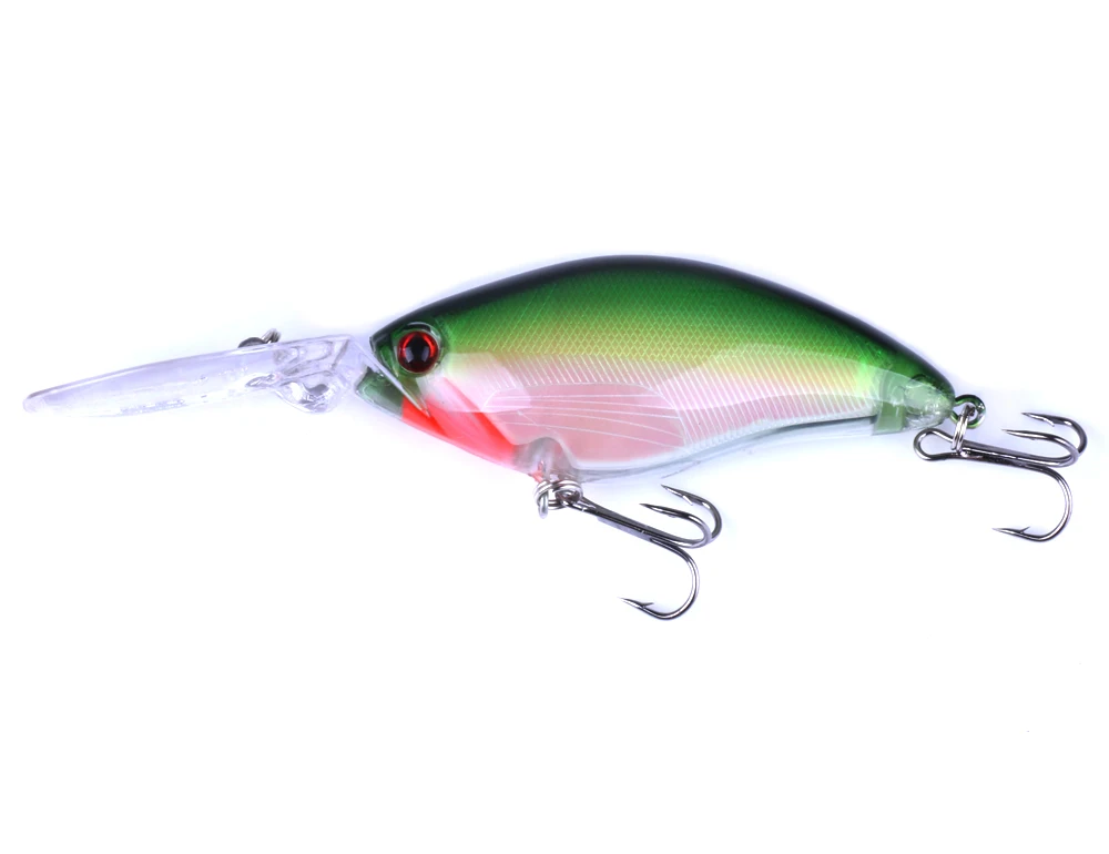 1Pcs CrankBait Fishing Lure 10cm 18g Swim Colorful Plastic Lifelike Artificial Bait Tackles hard floating | Спорт и развлечения