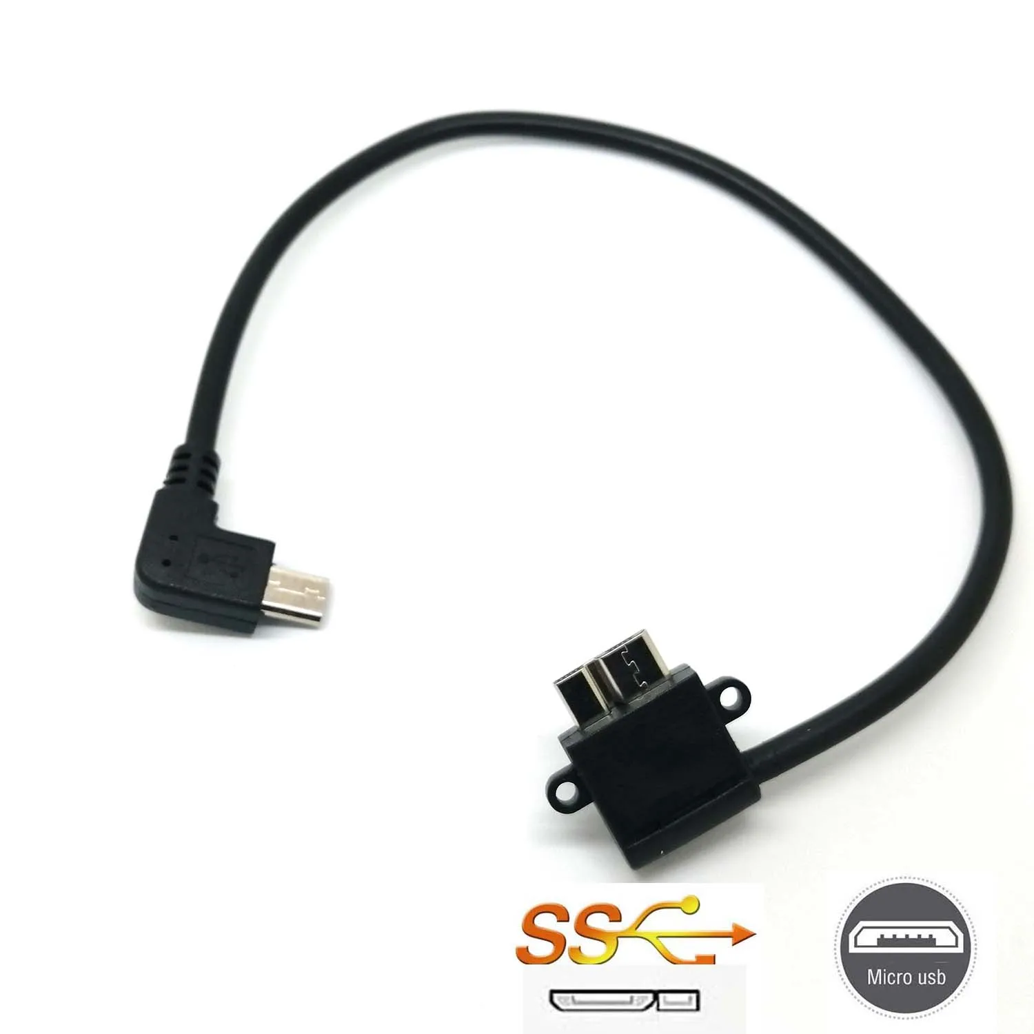 Кабель Micro usb 2 0 к USB 3 B коннектор для жесткого диска смартфона сотового телефона