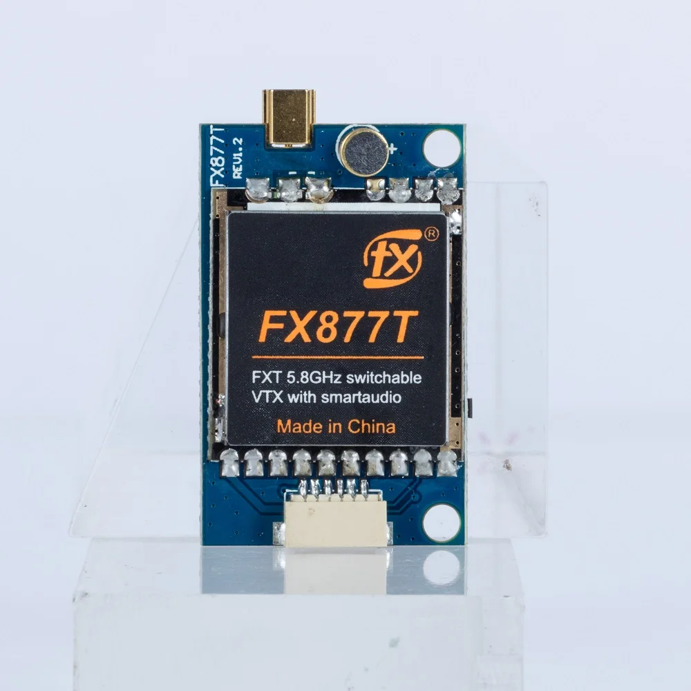 Видеопередатчик FXT FX877T 5 8 ГГц 37 канальный с крепежным отверстием 30 5*30 мм|Детали и