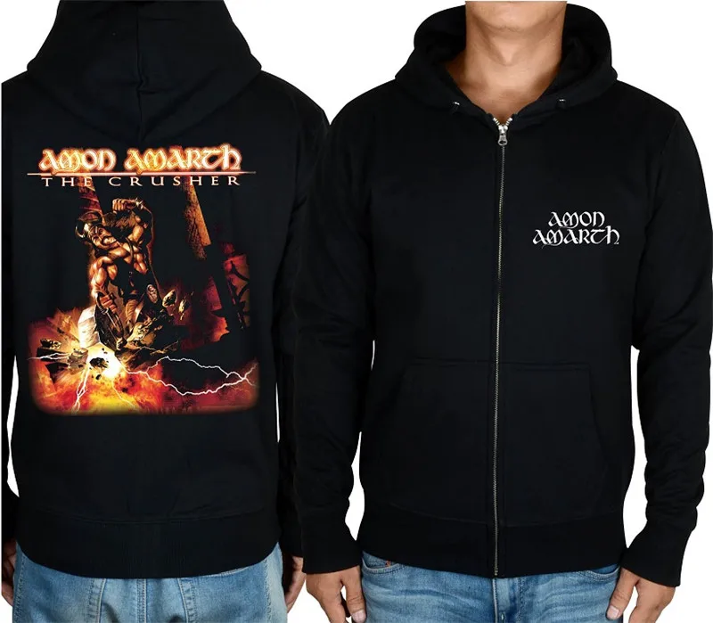 10 21 конструкции Амон рок молния хлопковые толстовки куртка sudadera панк тяжелый металл 3D череп флис Викинг Толстовка - Цвет: 10