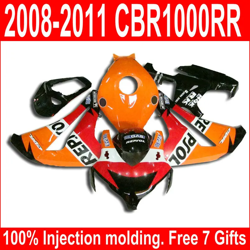 Инъекции форма для выпечки высокого качества обтекателей Honda CBR1000RR 08 09 10 11