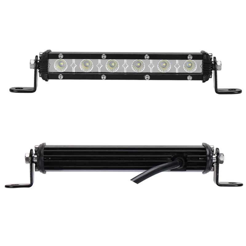 Однорядный тонкий светильник 18 Вт рабочий для внедорожников 4X4 светодиодный